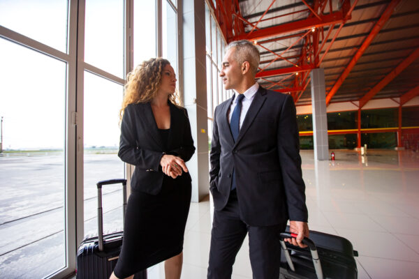 Business People On Travel At Airport